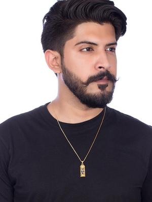 gold brass pendant - 15635669 - Standard Image - 3