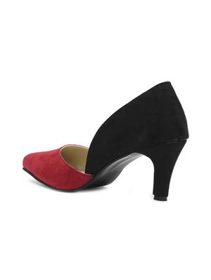 red slip on pumps - 15636247 - Standard Image - 3
