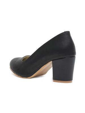 black slip on pumps - 15636249 - Standard Image - 3