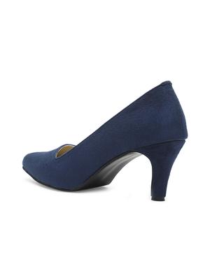 blue slip on pumps - 15636252 - Standard Image - 3