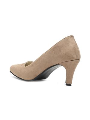 beige slip on pumps - 15636253 - Standard Image - 3