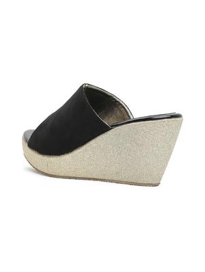 black platforms wedges - 15636255 - Standard Image - 3