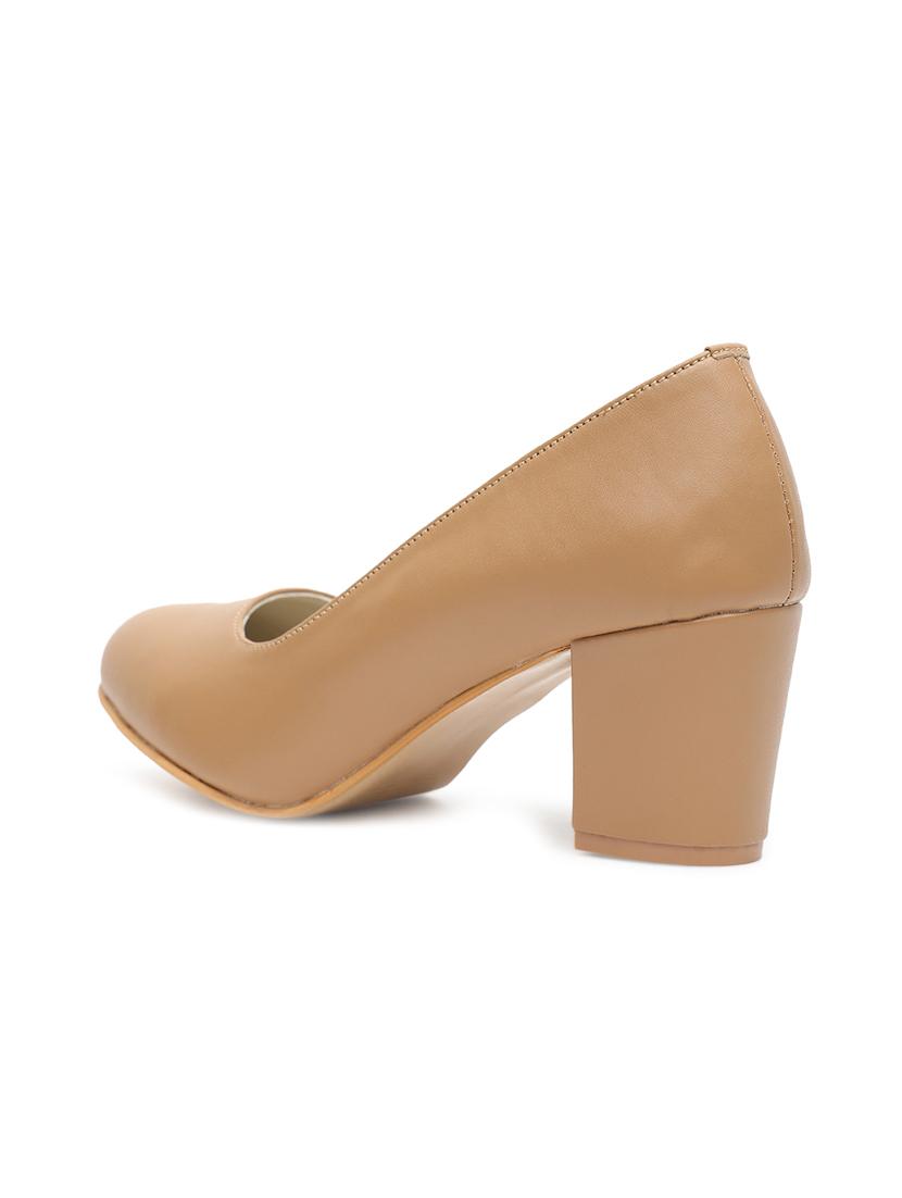beige slip on pumps - 15636281 - Zoom Image - 3