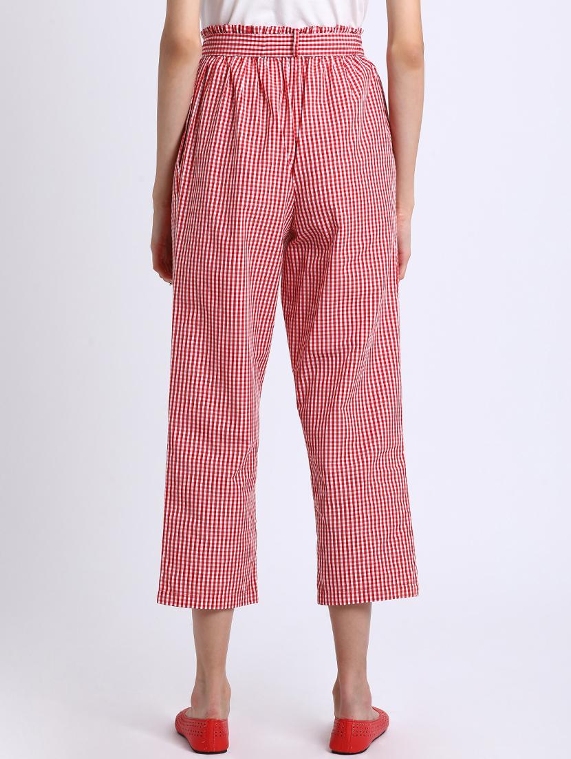 front tie belted cropped trouser - 15637125 - Zoom Image - 3