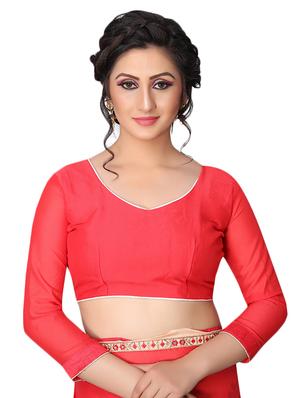 floral half and half saree with blouse - 15642654 - Standard Image - 3