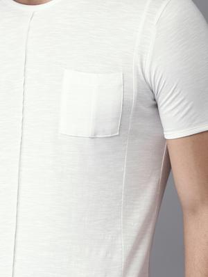 white cotton pocket t-shirt - 15643057 - Standard Image - 6