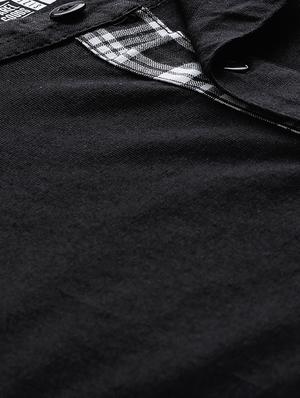 black cotton pocket t-shirt - 15643079 - Standard Image - 6