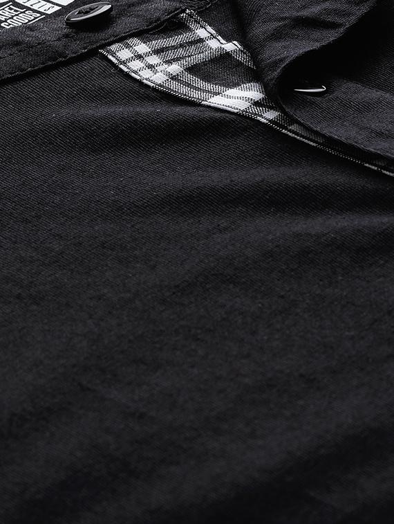 black cotton pocket t-shirt - 15643079 - Zoom Image - 6