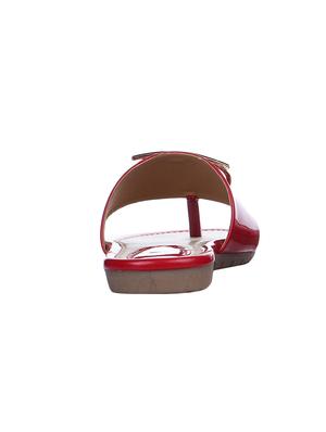 red black slip on sandal - 15644284 - Standard Image - 3