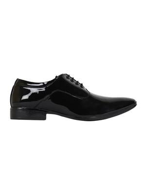 black Patent Leather lace-up oxfords - 15645884 - Standard Image - 3