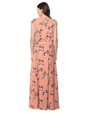self belted floral maxi dress - 15647122 - Standard Image - 3