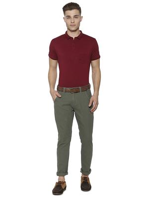 green cotton chinos - 15648710 - Standard Image - 3