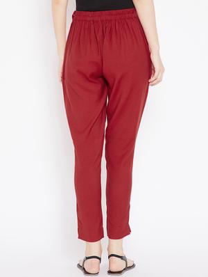 high waist flat front trouser - 15648800 - Standard Image - 3