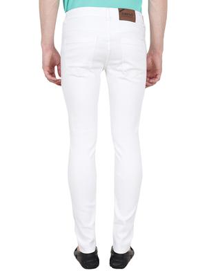 white denim plain jeans - 15649472 - Standard Image - 3