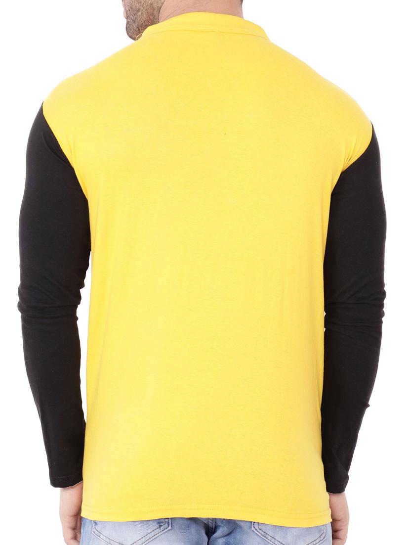 yellow cotton color bock t-shirt - 15651732 - Zoom Image - 3
