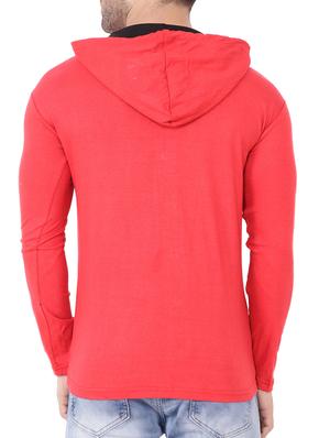 red cotton t-shirt - 15651733 - Standard Image - 3