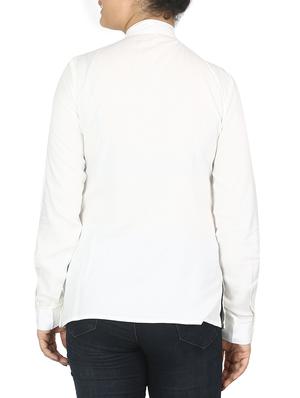 white viscose regular top - 15653378 - Standard Image - 3