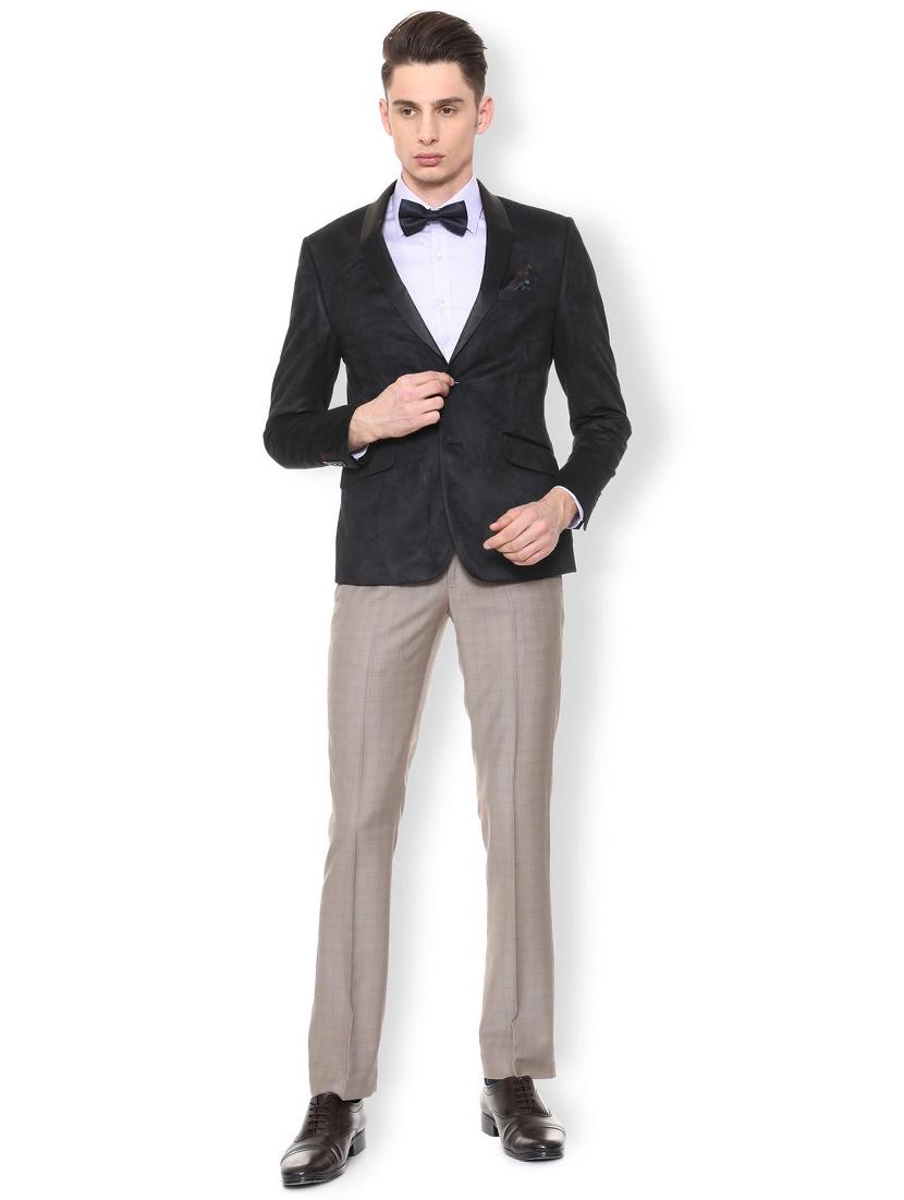 black polyester single breasted tuxedo - 15654081 - Zoom Image - 3