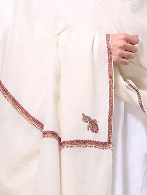 beige pashmina shawl - 15654330 - Standard Image - 3