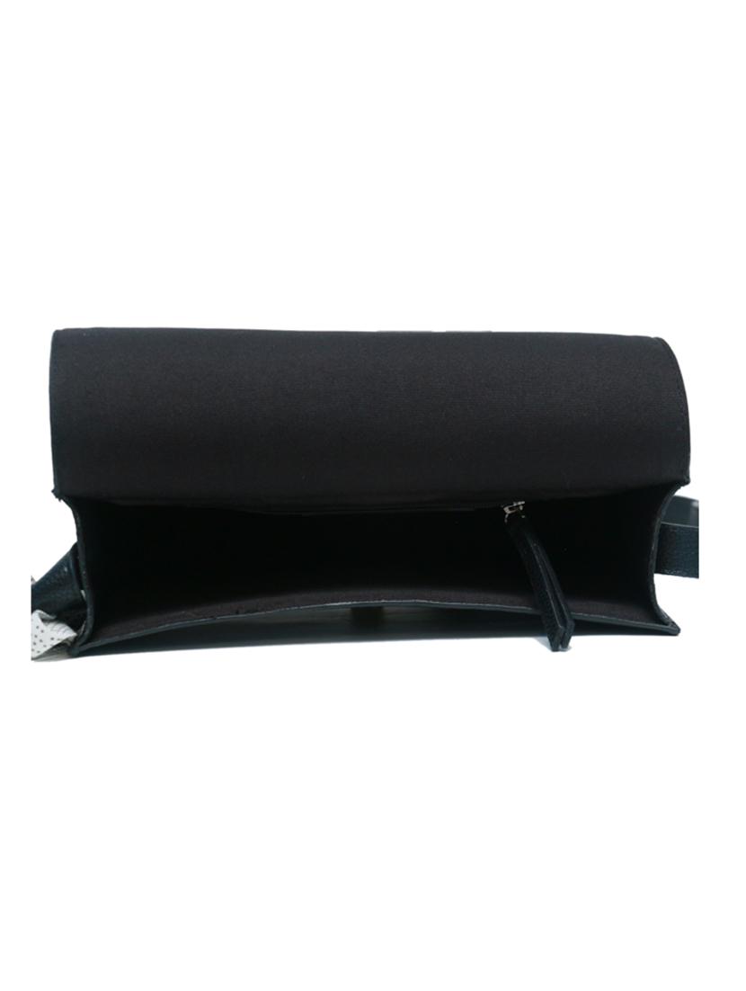 black leatherette (pu) regular sling bag - 15654799 - Zoom Image - 3