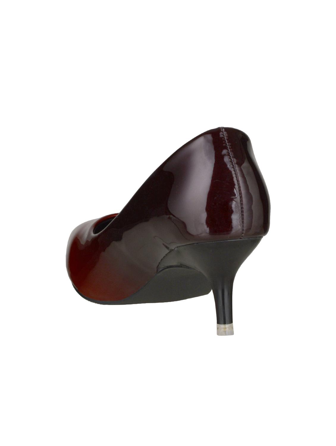 maroon slip on pumps - 15655774 - Zoom Image - 3