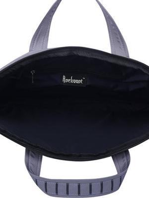 grey polyester laptop bag - 15656637 - Standard Image - 3