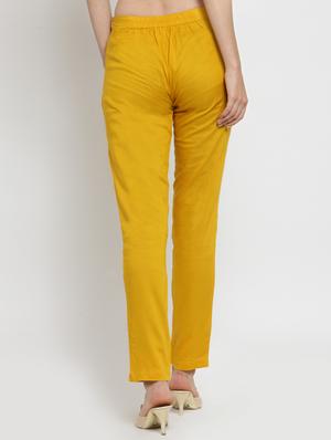 flat front mid waist trouser - 15656753 - Standard Image - 3