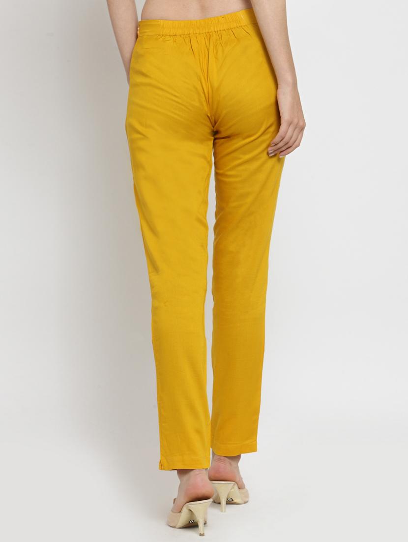 flat front mid waist trouser - 15656753 - Zoom Image - 3