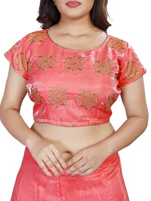 Embroidered flared lehenga - 15657045 - Standard Image - 3