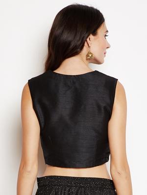 Foil printed silk blend blouse - 15657080 - Standard Image - 3