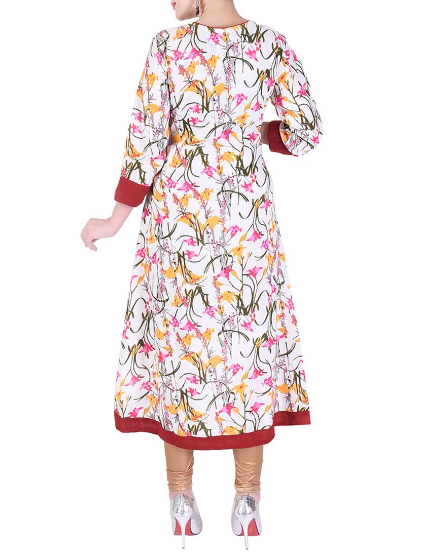 high low printed kurta - 15658412 - Zoom Image - 3