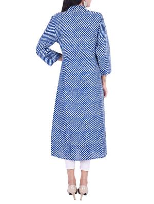 A-line leheriya kurta - 15658426 - Standard Image - 3