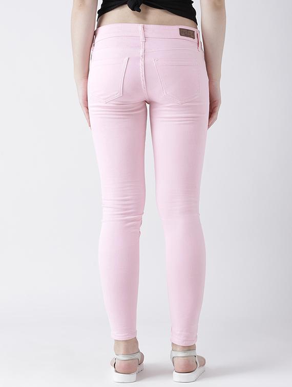 knee slit skinny jeans - 15672228 - Zoom Image - 3
