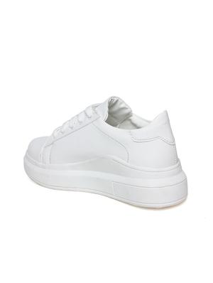 white lace-up sneakers - 15672365 - Standard Image - 3