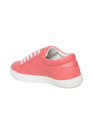 red lace-up sneakers - 15672376 - Standard Image - 3