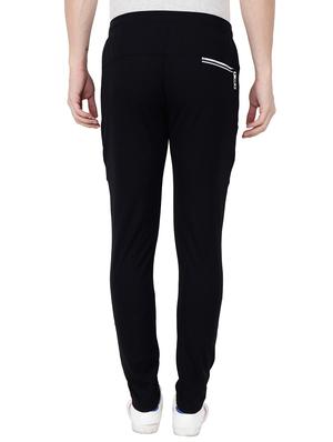 black cotton full length track pant - 15674032 - Standard Image - 3