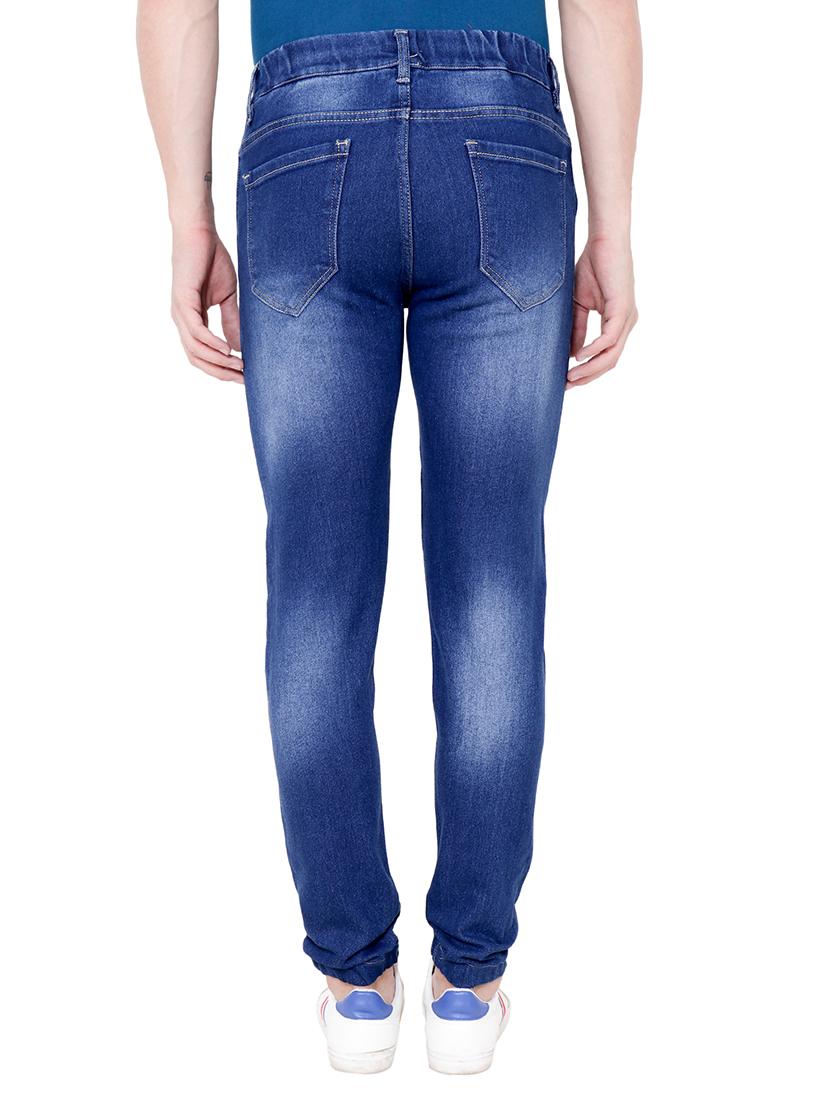 dark blue denim joggers - 15674280 - Zoom Image - 3