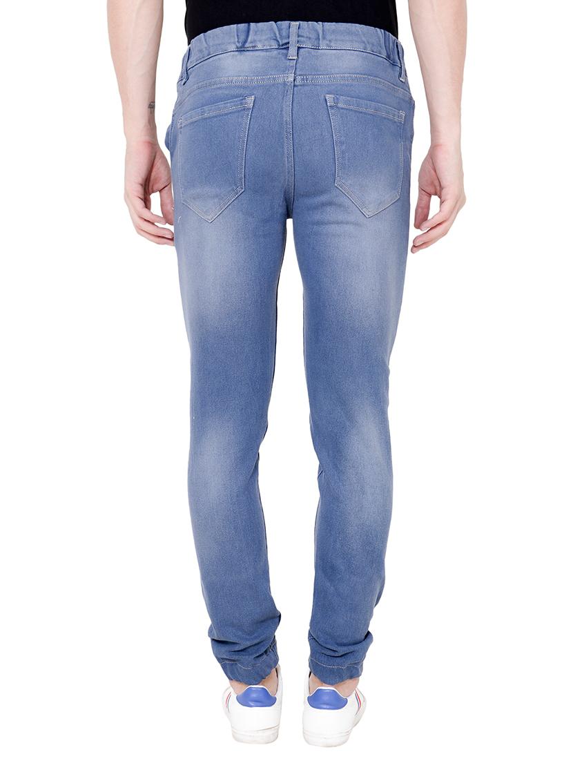light blue denim joggers - 15674281 - Zoom Image - 3