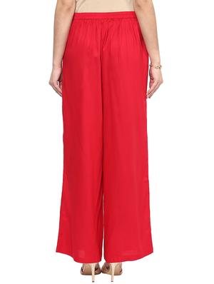 solid flared palazzo - 15674899 - Standard Image - 3