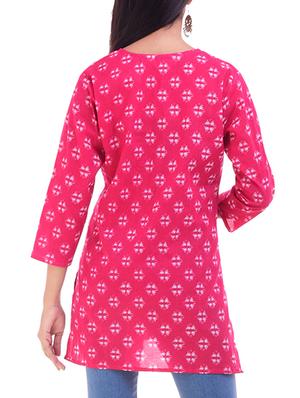 Printed straight kurti - 15676020 - Standard Image - 3
