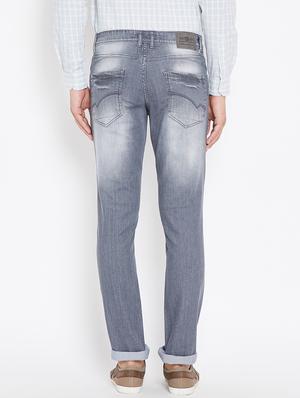 grey denim washed jeans - 15676044 - Standard Image - 3