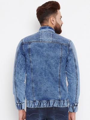 blue denim jacket - 15676060 - Standard Image - 3