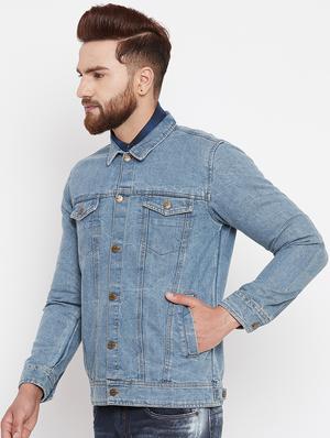 blue denim jacket - 15676062 - Standard Image - 3