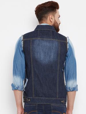 blue denim jacket - 15676066 - Standard Image - 3