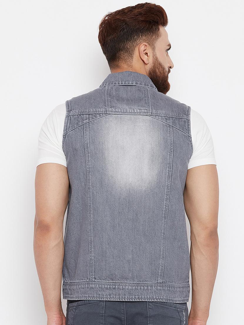 grey denim jacket - 15676067 - Zoom Image - 3