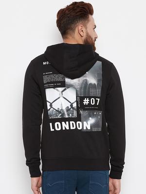 black printed sweatshirt - 15676126 - Standard Image - 3