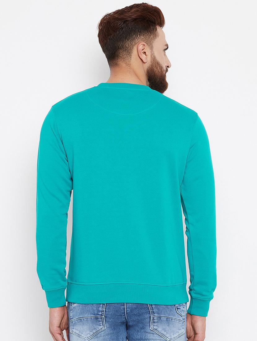 blue cotton sweatshirt - 15676131 - Zoom Image - 3