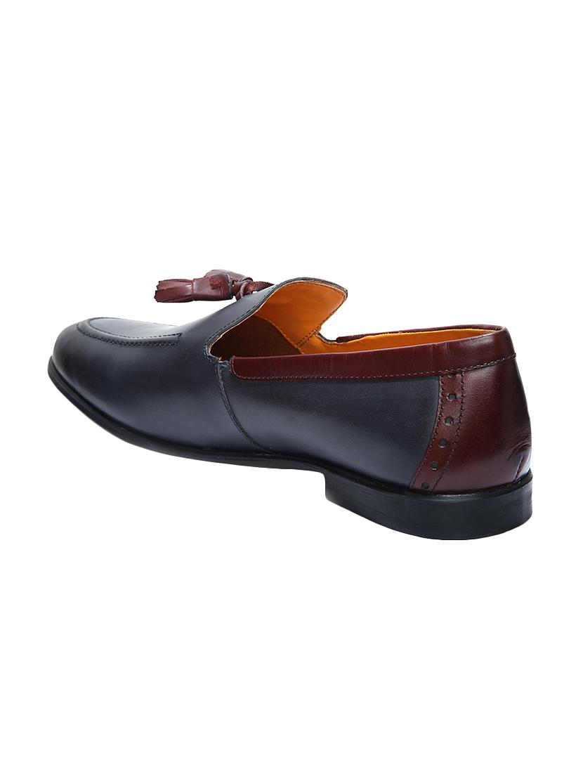 navy tassel formal slip ons - 15677672 - Zoom Image - 3