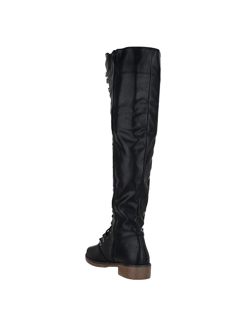 black knee length boots - 15677889 - Zoom Image - 3