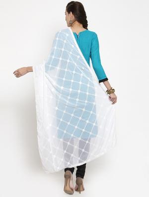 embroidered nazneen dupatta - 15678401 - Standard Image - 3